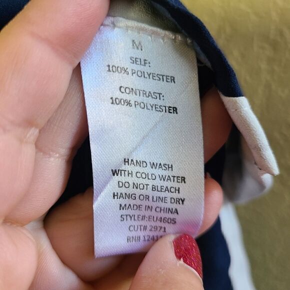 Elodie Navy Tank Top   - Picture 6 of 8